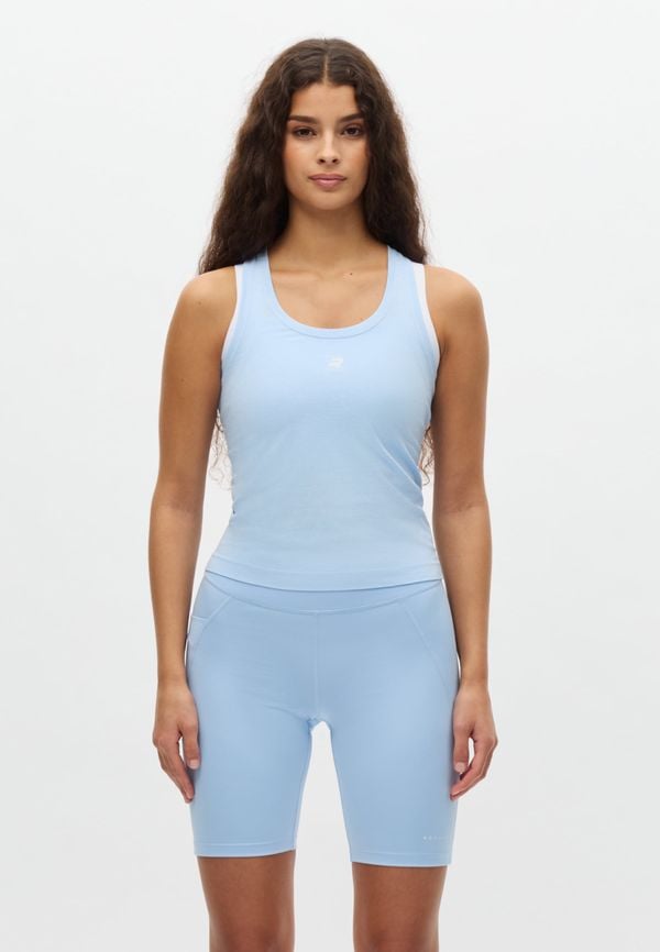 Seamless Flex Tank, Chambray Blue