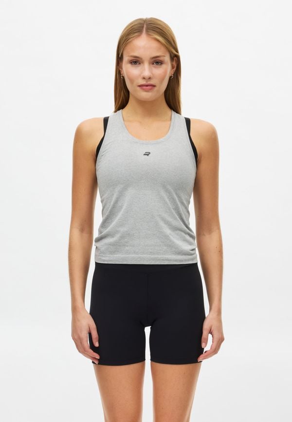 Seamless Flex Tank, Grey Melange