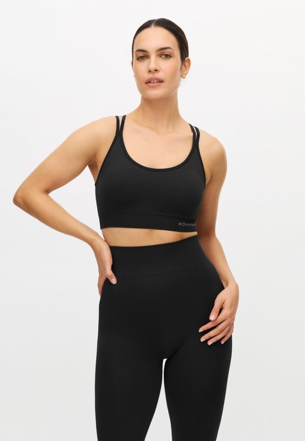 Seamless Flex Sportsbra, Black